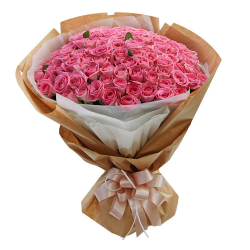 ♥ 100 x Pink or Red Roses